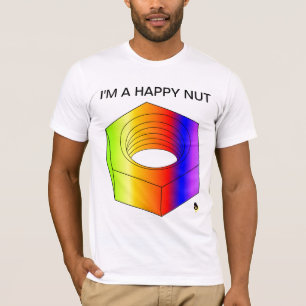 Mig förmiddag en lycklig nötskjorta t shirt