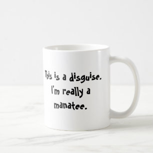 Mig förmiddag en manatee kaffemugg