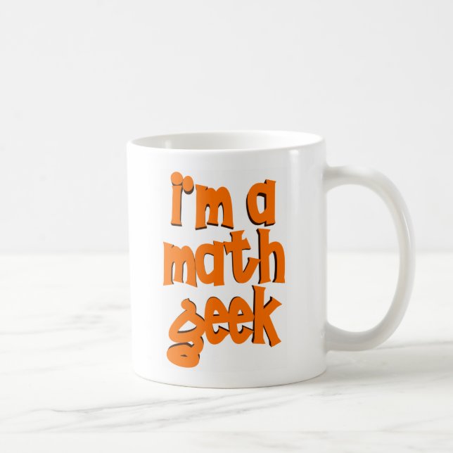 Mig förmiddag en mathgeek kaffemugg (Höger)