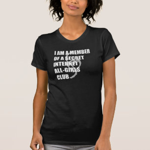 Mig förmiddag en medlem av en mörk för klubb för t shirt