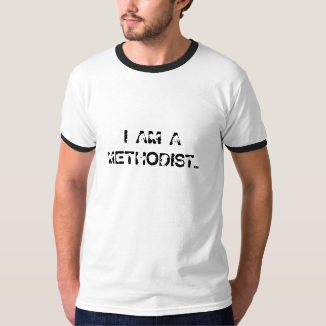 MIG FÖRMIDDAG EN METODIST… TEE SHIRT (Framsida)