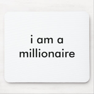 mig förmiddag en millionaire musmatta