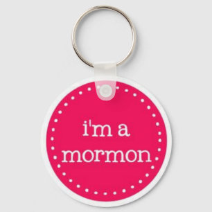 Mig förmiddag en mormon nyckelring