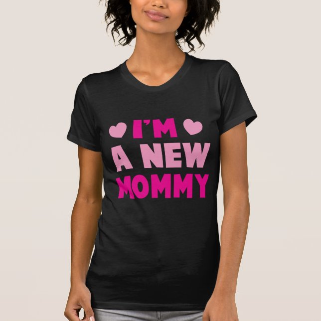 Mig förmiddag en NY MAMMA! T Shirt (Framsida)