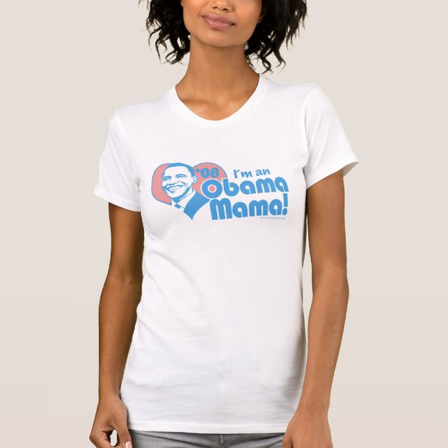 Mig förmiddag en Obama mammaskjorta Tee Shirt (Framsida)