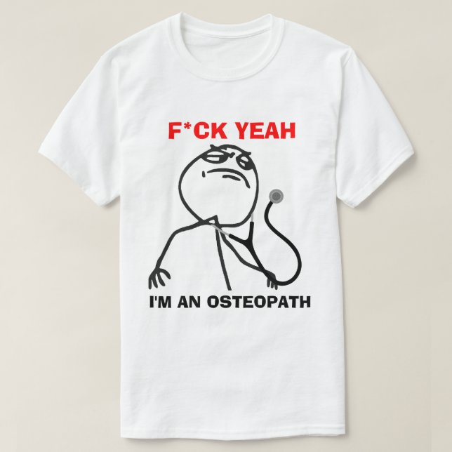 Mig förmiddag en Osteopath T-shirt (Design framsida)