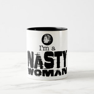 Mig förmiddag en otäck kvinnakaffemugg Två-Tonad mugg