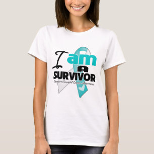 Mig förmiddag en överlevande - Cervical cancer T-shirt