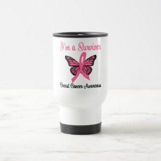 Mig förmiddag en överlevandebröstcancertravel mug resemugg