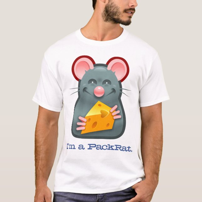 Mig förmiddag en PackRat Tee Shirt (Framsida)
