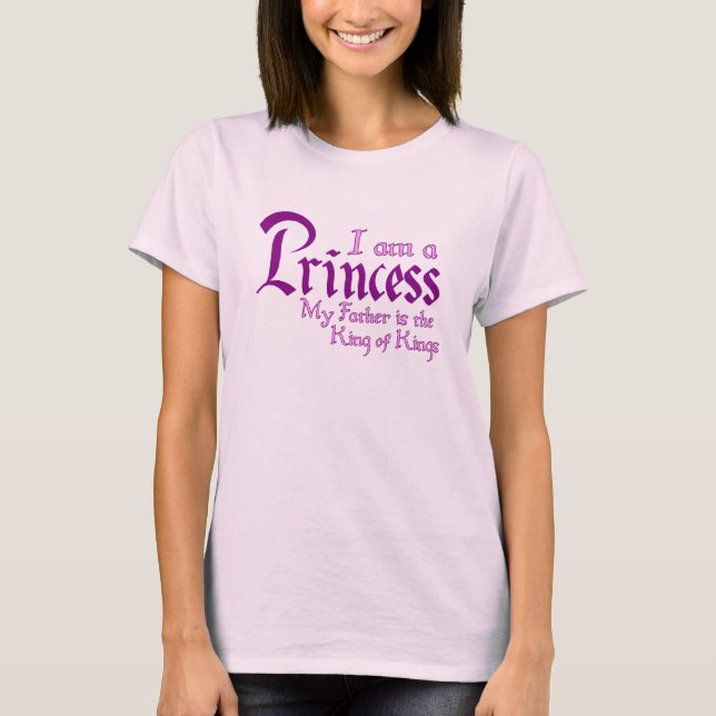 Mig förmiddag en princess kung av kungar tee (Framsida)