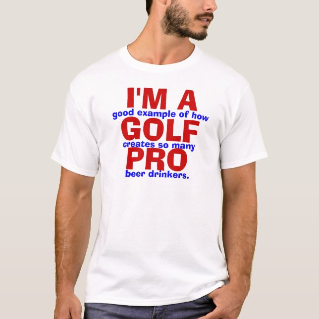 Mig förmiddag en pro glof tee shirt (Framsida)