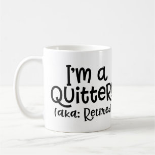 Mig förmiddag en Quitterpensionmugg Kaffemugg