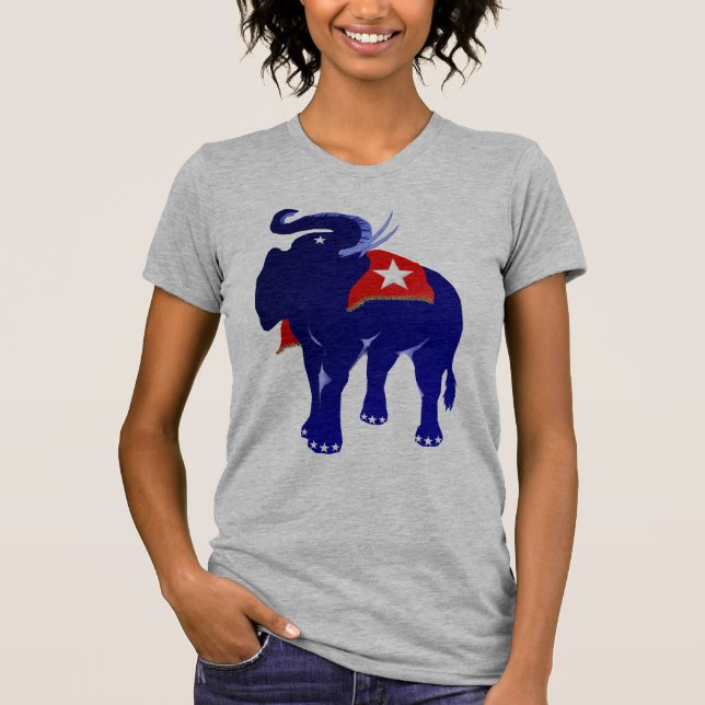 Mig förmiddag en Reeeepubican T-tröja Tee Shirt (Framsida)