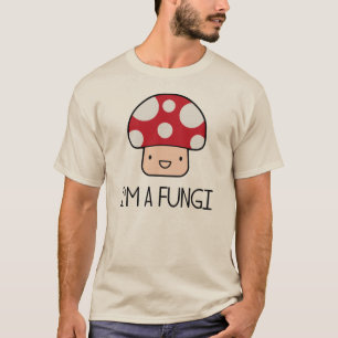 Mig förmiddag en rolig grabbchampinjon för svamp t-shirt