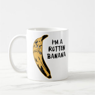 Mig förmiddag en rutten banan kaffemugg