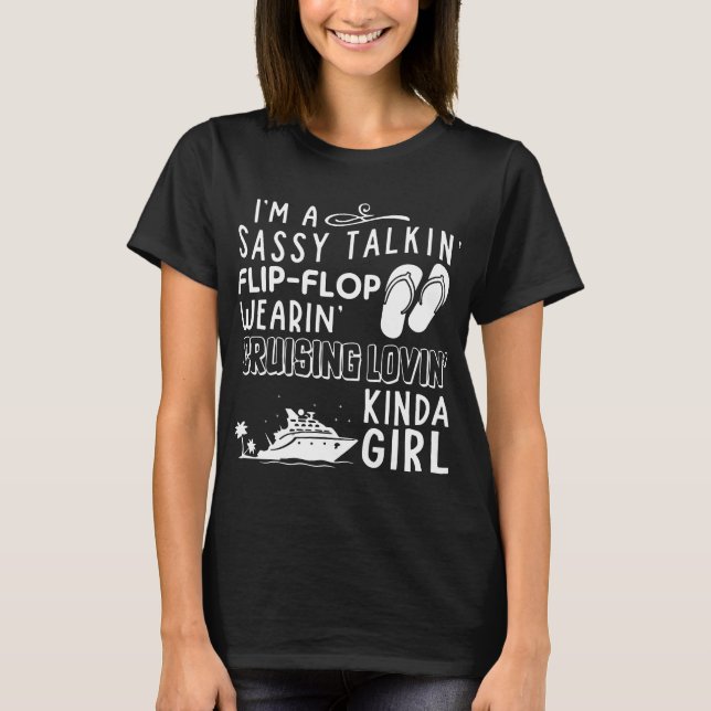Mig förmiddag en sassy talande flipmisslyckande t shirt (Framsida)