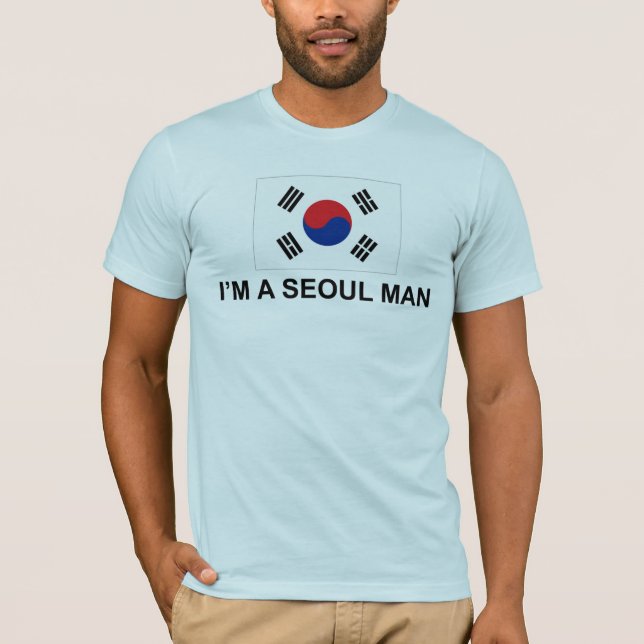 Mig förmiddag en Seoul man Tee (Framsida)