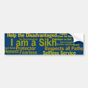 Mig förmiddag en Sikhbildekal Bildekal