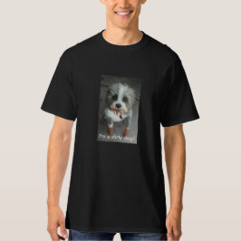 Mig förmiddag en smutsa nerhund!  t-skjorta t-shirt