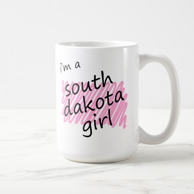 Mig förmiddag en South Dakota flicka Kaffemugg (Höger)