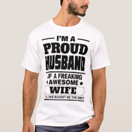Mig förmiddag en stolt make av A som flipper ur Tee