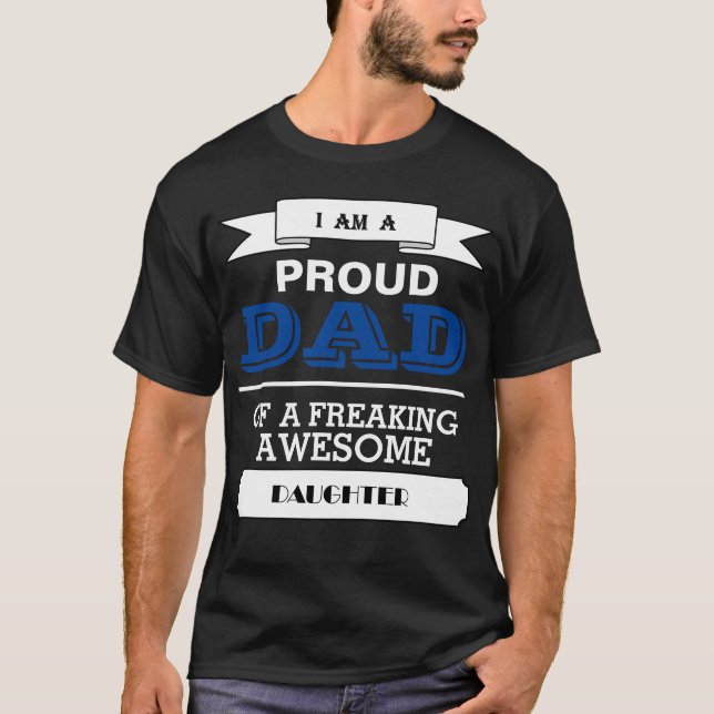 MIG FÖRMIDDAG EN STOLT PAPPA TEE SHIRT (Framsida)