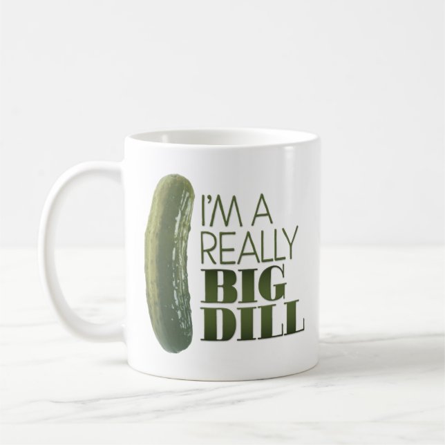 "Mig förmiddag en stor Dill för verkligen", Kaffemugg (Vänster)