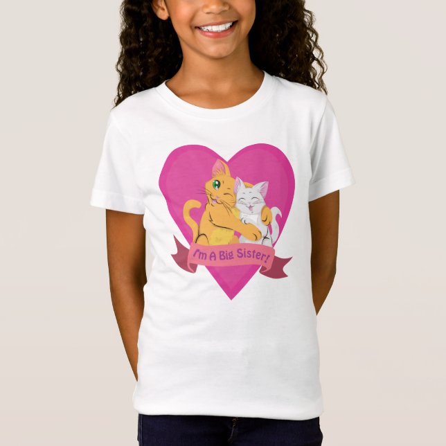 "Mig förmiddag en storasyster! ", Tee Shirt (Framsida)