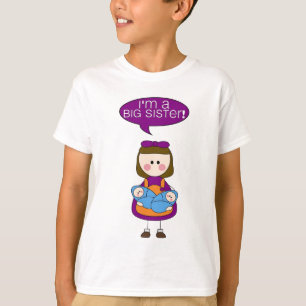 mig förmiddag en storasyster! (tvilling- pojkar) t shirt
