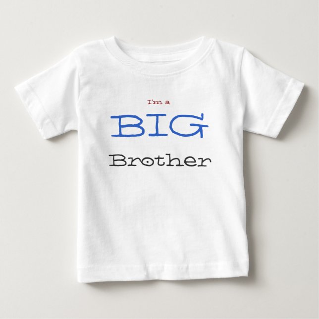 Mig förmiddag en storebror t-shirt (Framsida)