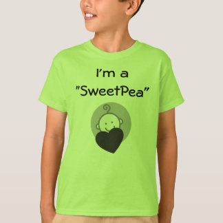 Mig förmiddag "en SweetPea" LIMEFRUKT Tee Shirt
