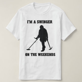 Mig förmiddag en swinger på helgt-skjortan t-shirt