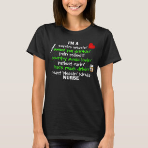 Mig förmiddag en sydlig sjuksköterska tee shirt