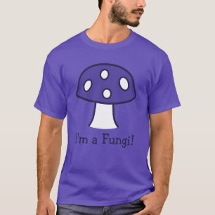 Mig förmiddag en T-tröja för svamplilachampinjo T Shirt