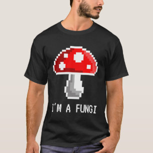 Mig förmiddag en T-tröja för svampPIXELchampinj Tee Shirt