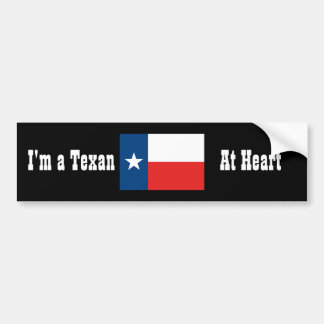 Mig förmiddag en Texan på hjärta Bildekal