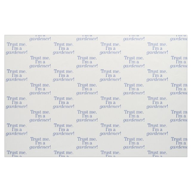 Mig förmiddag en trädgårdsmästare tyg (Fat Quarter)