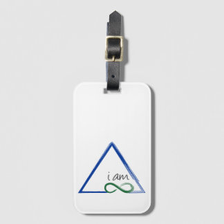 Mig förmiddag en triangelbagagemärkre bagagebricka