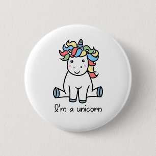 Mig förmiddag en unicorn! knapp