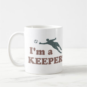 Mig förmiddag en vårdarefotbollGoalie Kaffemugg