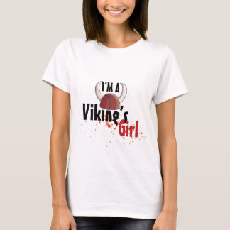 Mig förmiddag en Vikings flicka Tee Shirt