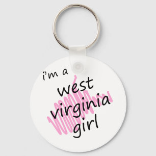 Mig förmiddag en West Virginia flicka Nyckelring
