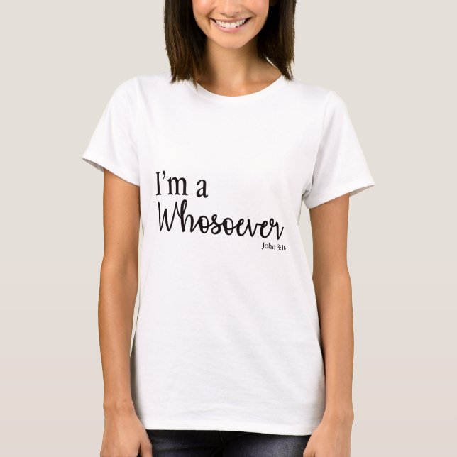 Mig förmiddag en whosoeverT-tröja T-shirt (Framsida)