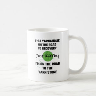Mig förmiddag en Yarnaholic på vägen till Kaffemugg