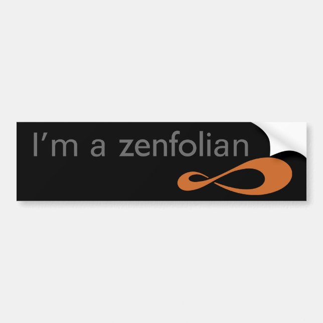 Mig förmiddag en Zenfolian bildekal (Framsidan)