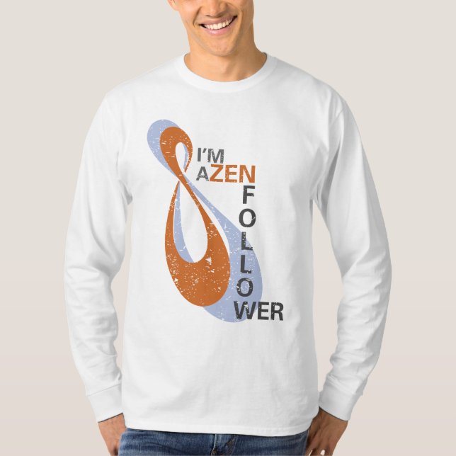 Mig förmiddag en Zenfollower långärmadskjorta Tee (Framsida)