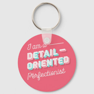 Mig förmiddag enOrienterad Perfectionist Keychain Nyckelring