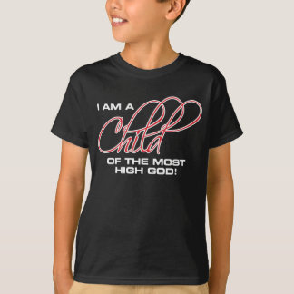 Mig förmiddag ett barn av den mest kickguden - tee shirt