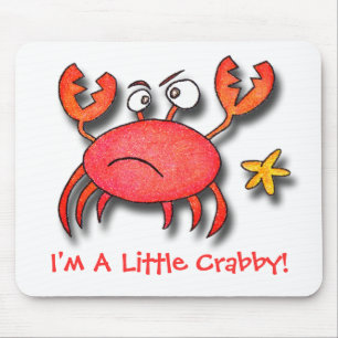Mig förmiddag ett lite Crabby! Musmatta